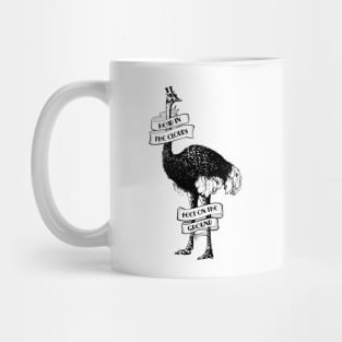 Ostrich Tattoo Mug